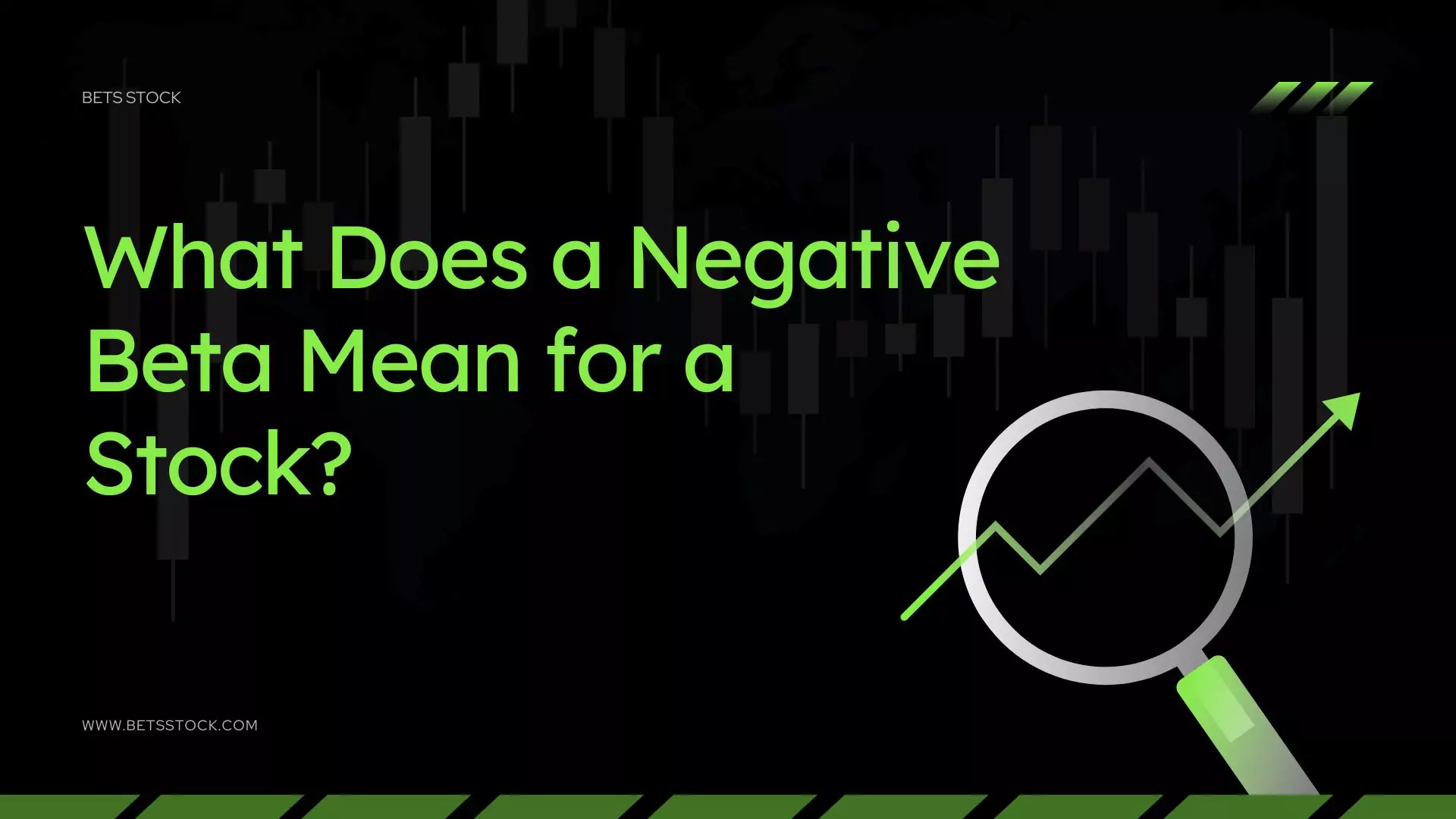 What Does a Negative Beta Mean for a Stock?
